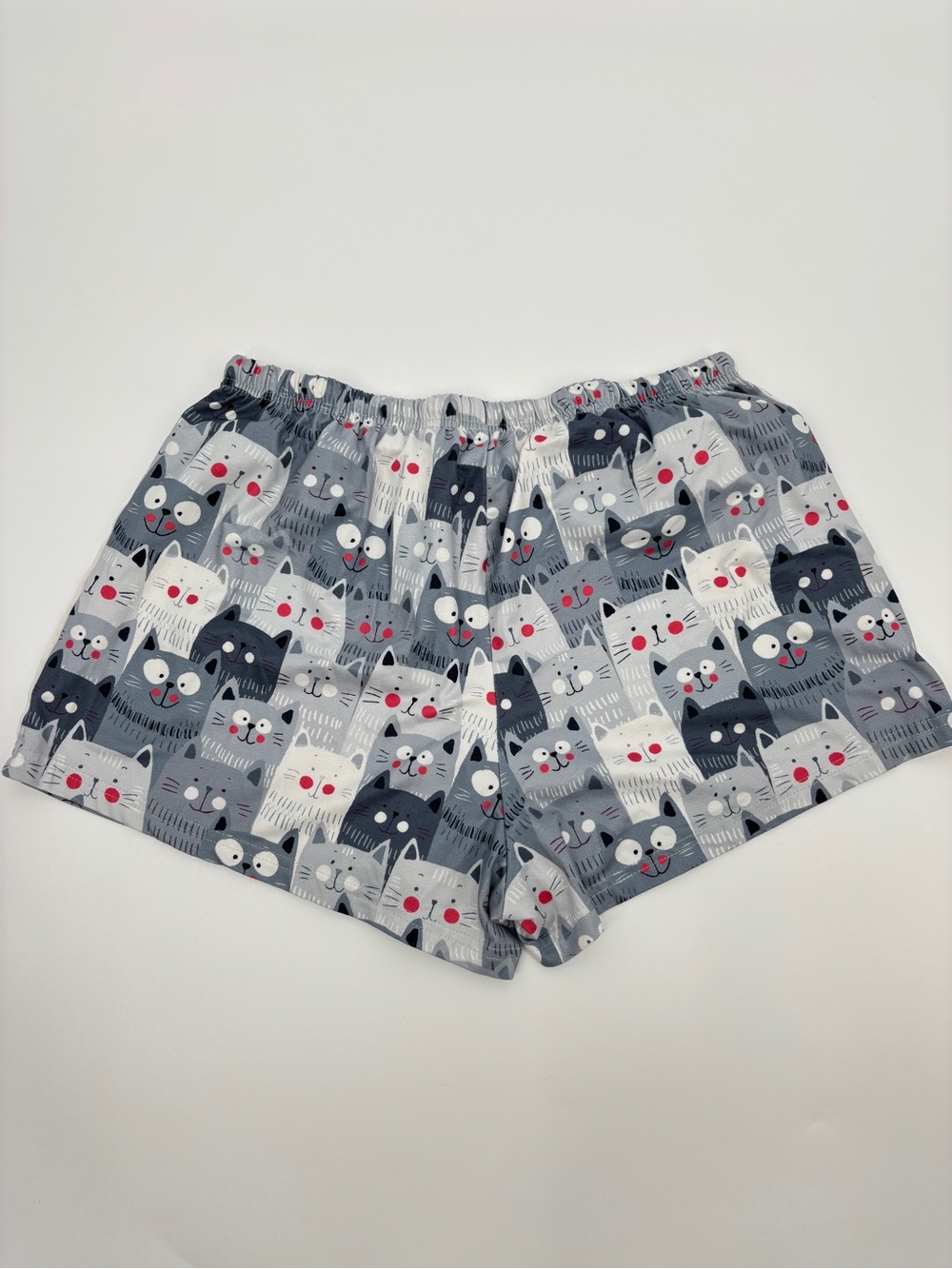 Ekouaer Cat Print Pajama Short Set - Picture 12 of 16